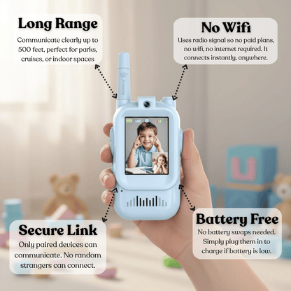 TalkMate Video Walkie-Talkies for Kids