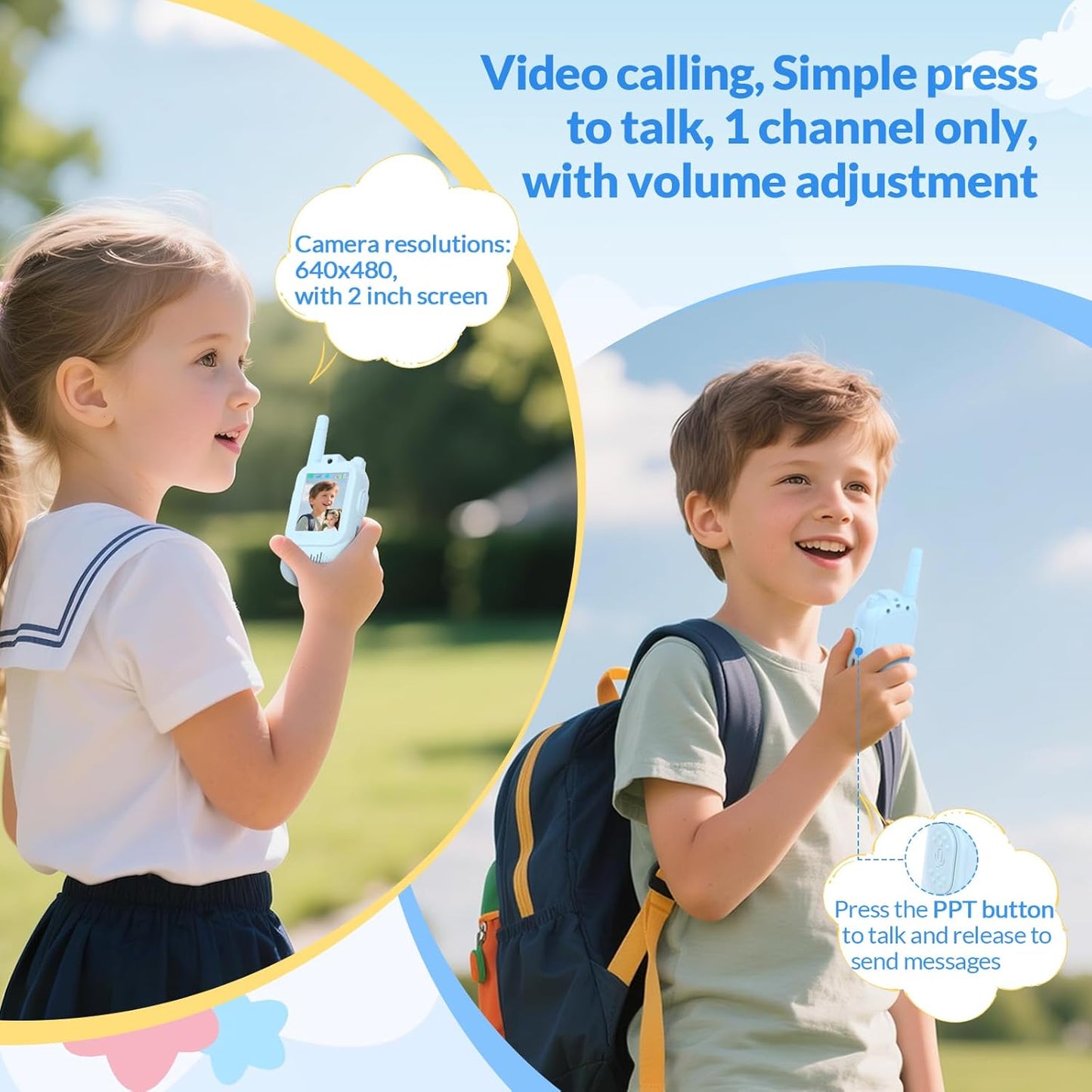 TalkMate Video Walkie-Talkies for Kids