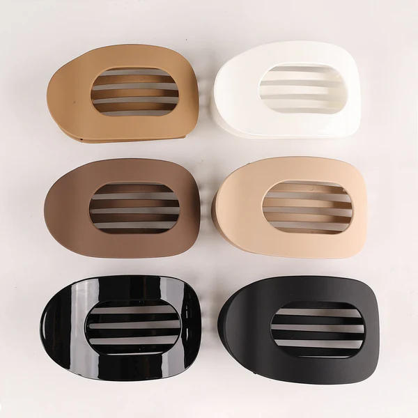 Elegant Matte Solid Colour Hair Clip